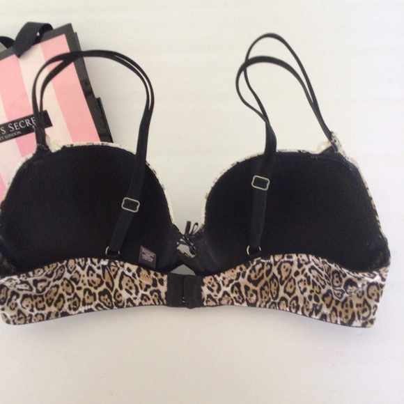 VICTORIAS SECRET VERY SEXY LEOPARD AND LACE BALCONET BRA SIZE 36C - Picture 2 of 13